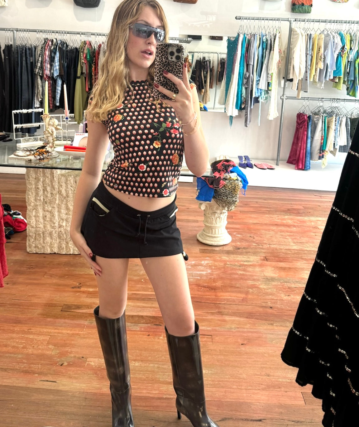 Lady beetle baby tee