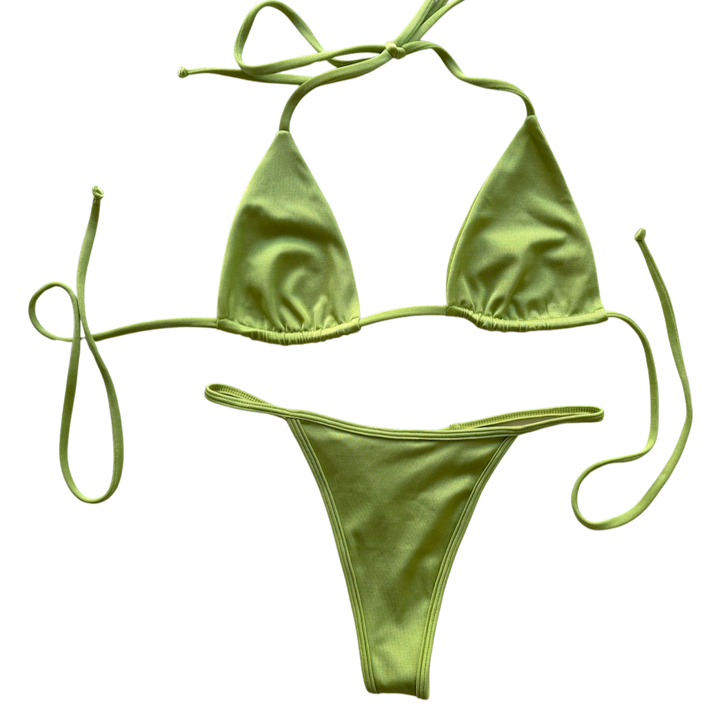 Apple Green Triangle G Bikini