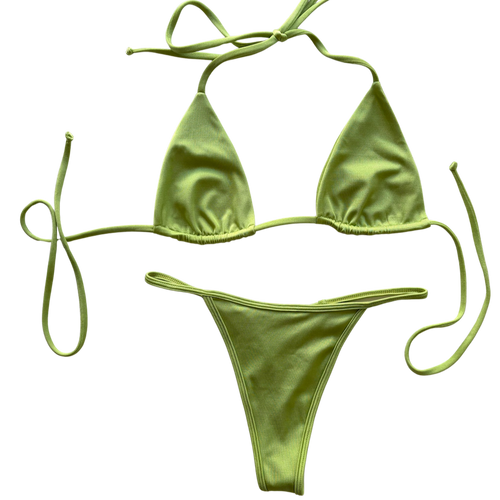 Apple Green Triangle G Bikini