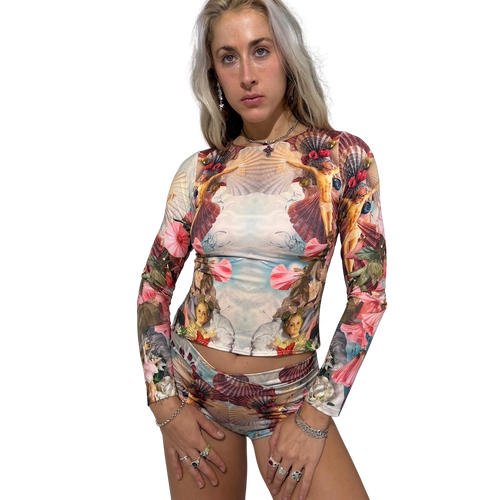 Merman Jesus Long Sleeve top