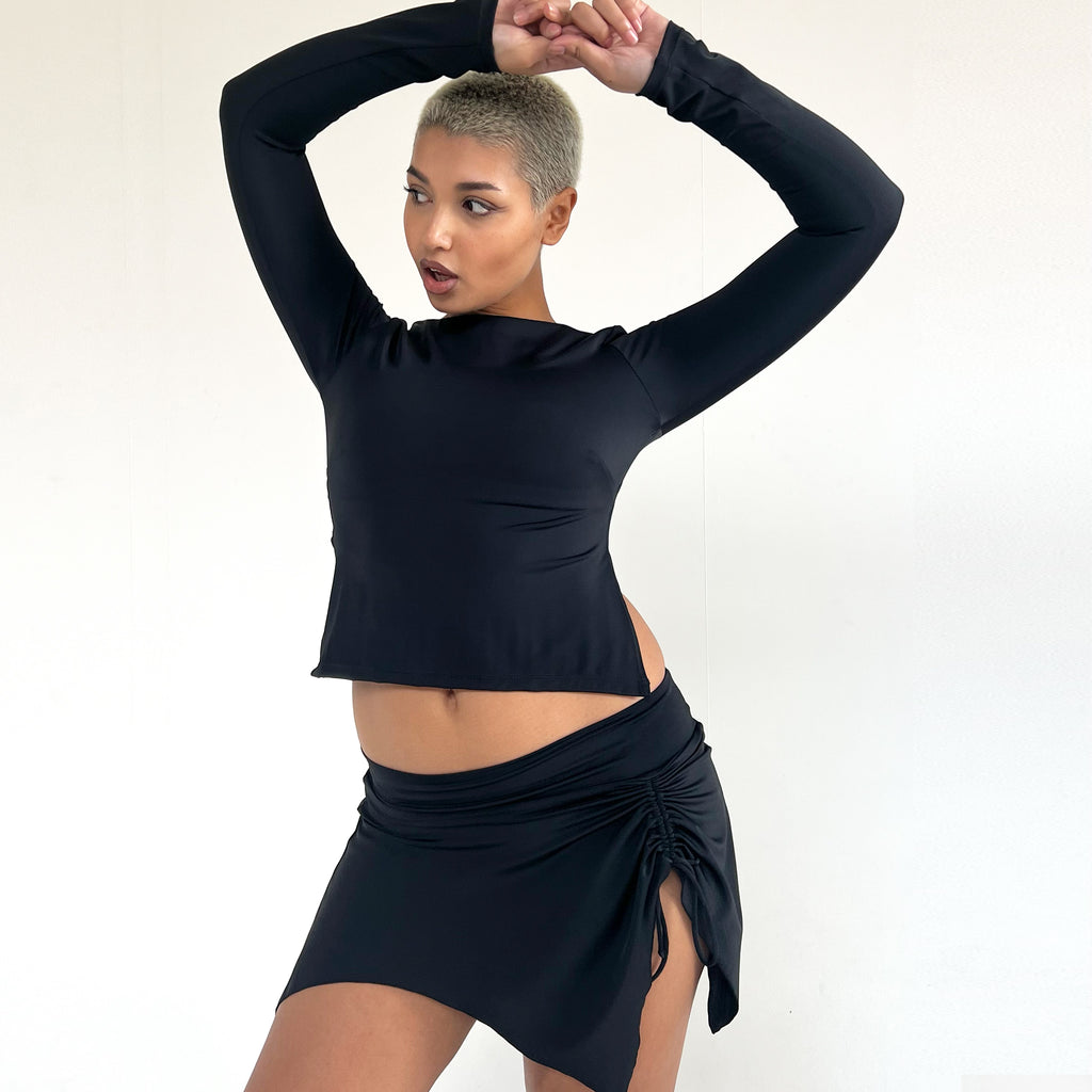 Long Newyork High Neck Top