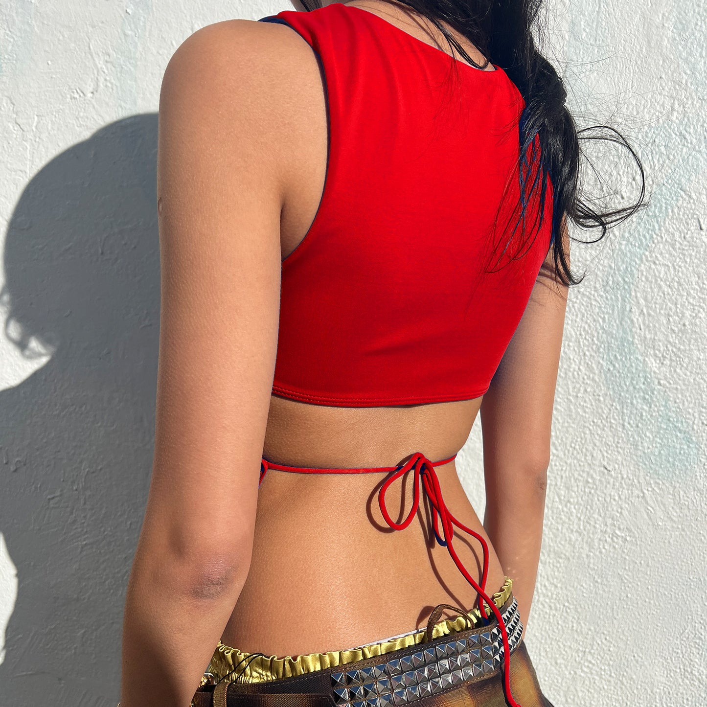 Cherry Newyork High Neck Top