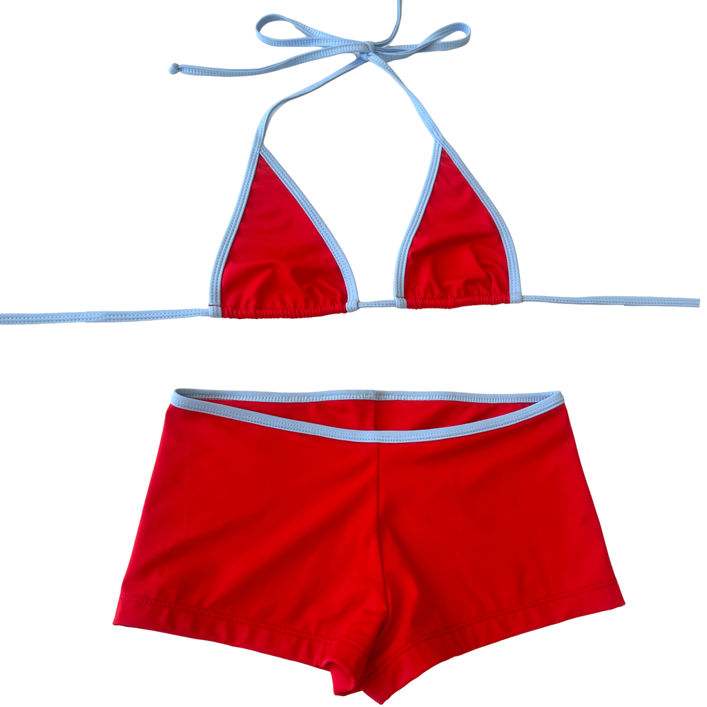 Sporty Red Booty Sport Bikini