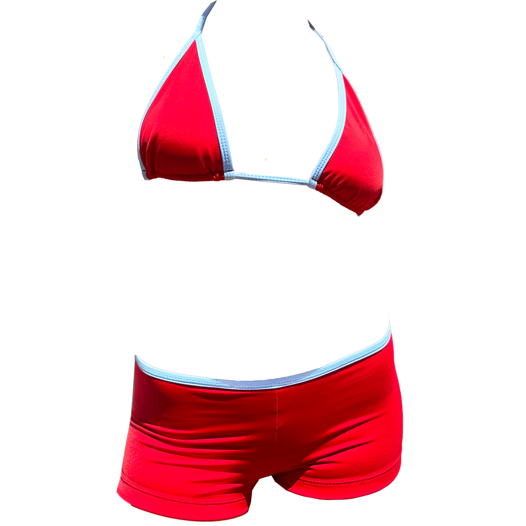 Sporty Red Booty Sport Bikini