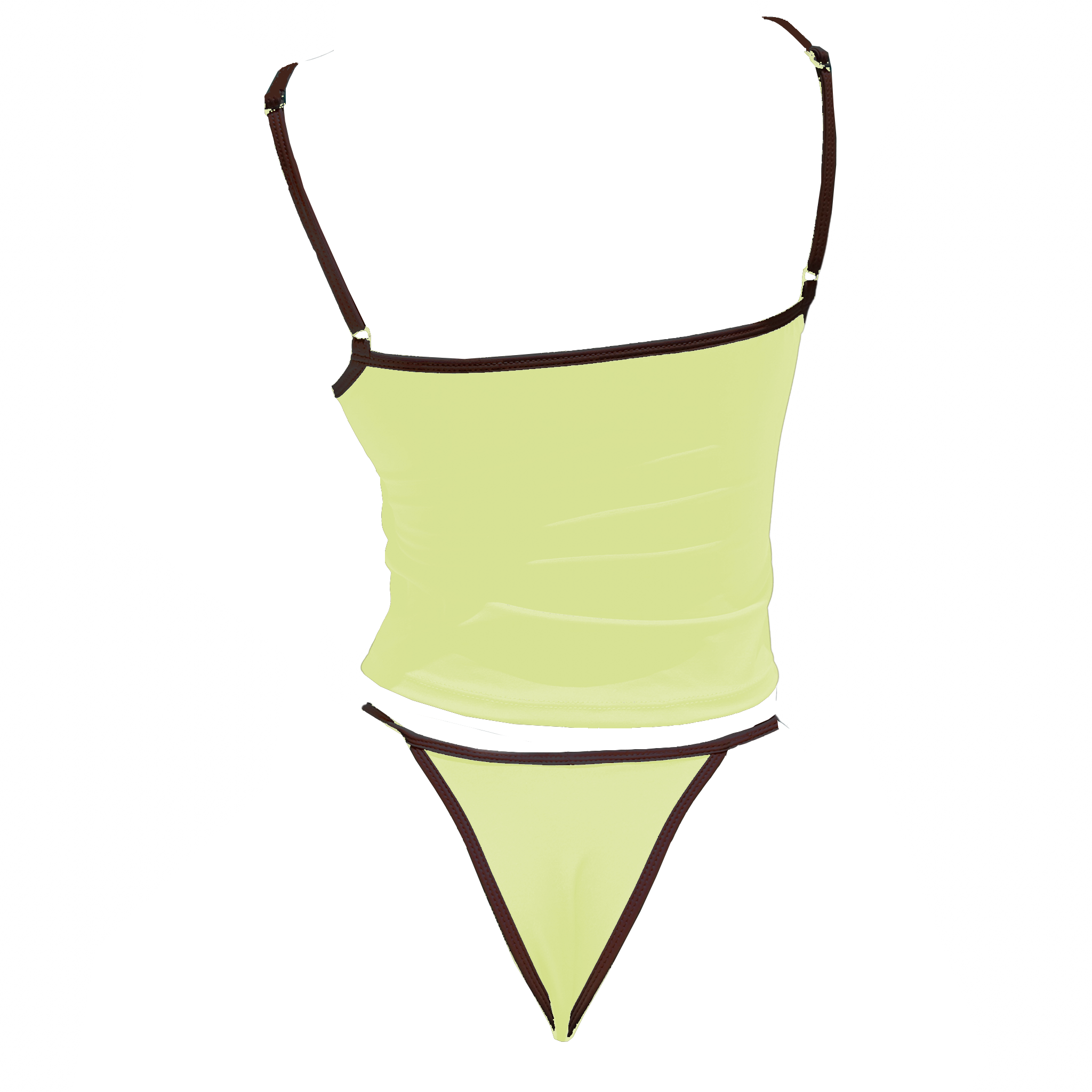 Pine Lime Tankini Bikini