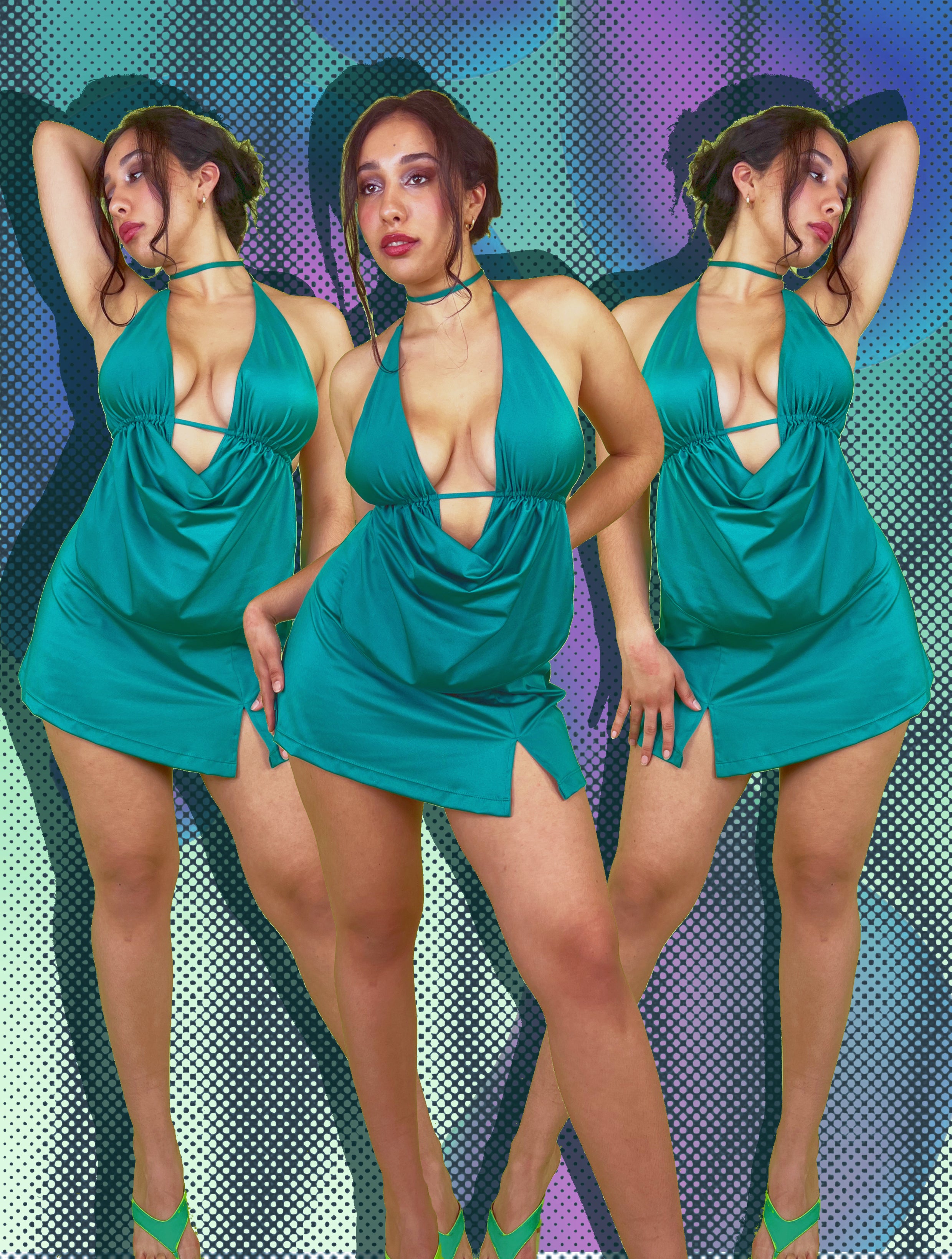 Emerald Mini Skirt