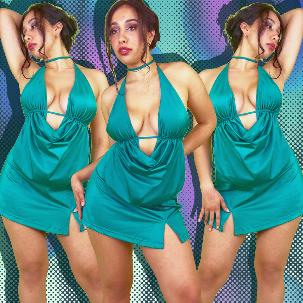 Emerald Mini Skirt