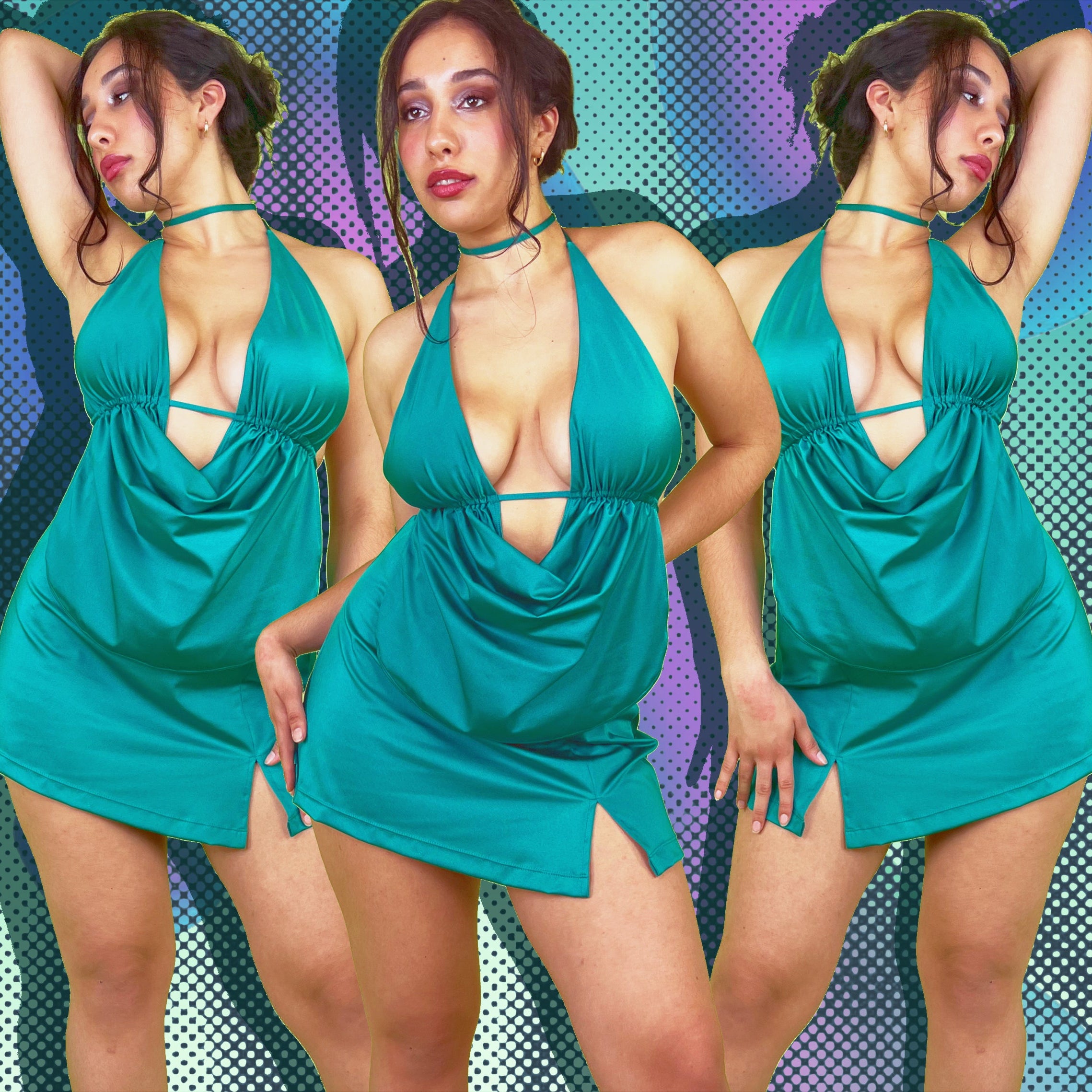 Emerald Mini Skirt