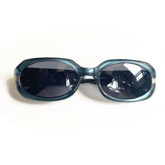 Vintage Metallic Smoke Sunglasses